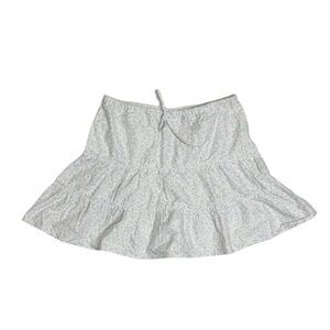 Aritzia Sunday Best floral ruffled mini skirt